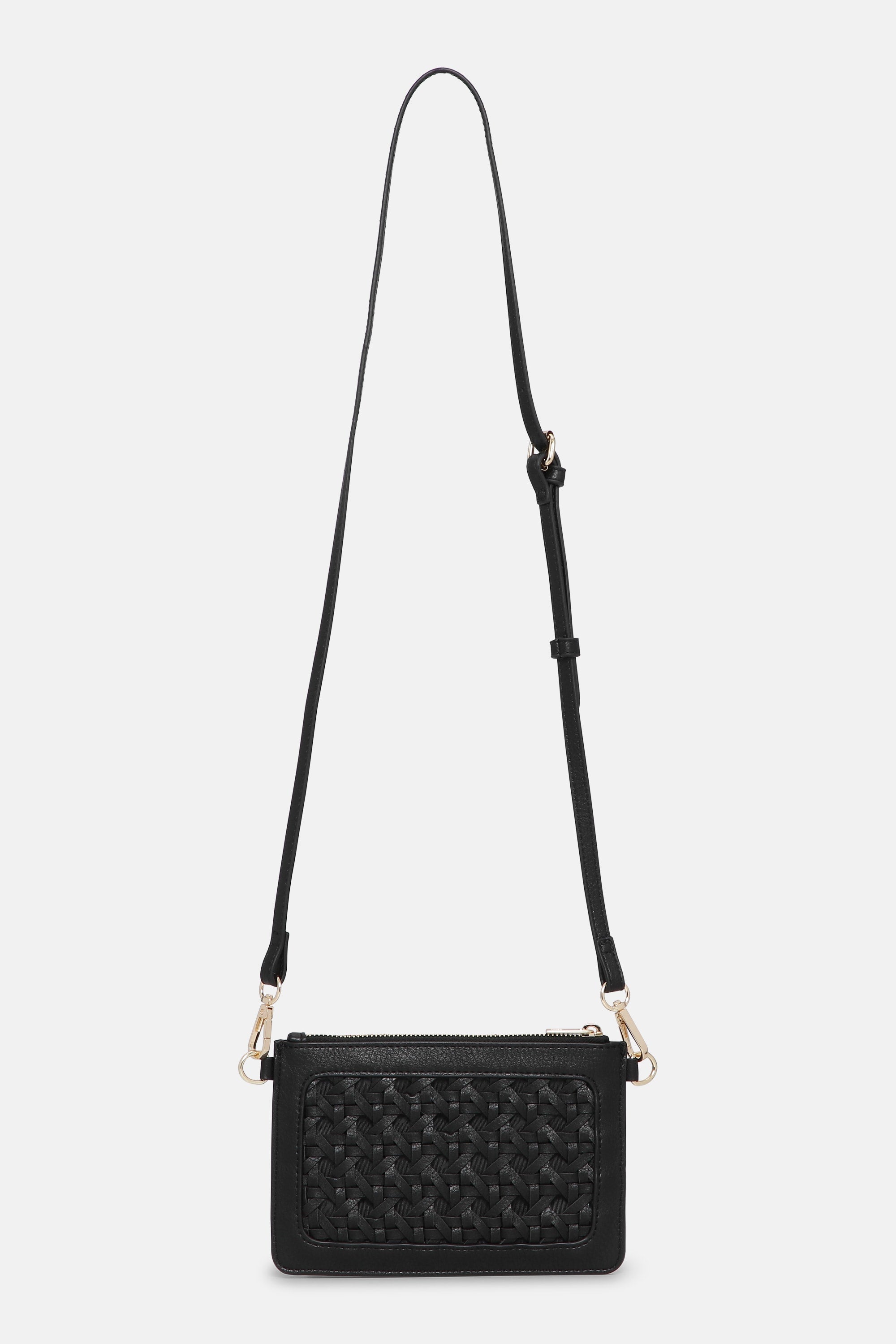 Braided Wallet - Black Black